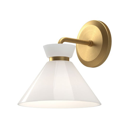 Halston 1 lt Wall Light - Brushed Gold