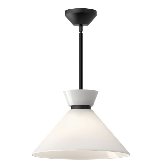 Halston 1 lt Pendant - Matte Black