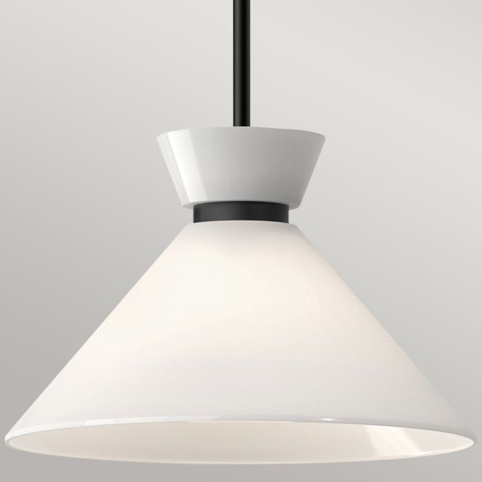 Halston 1 lt Pendant - Matte Black
