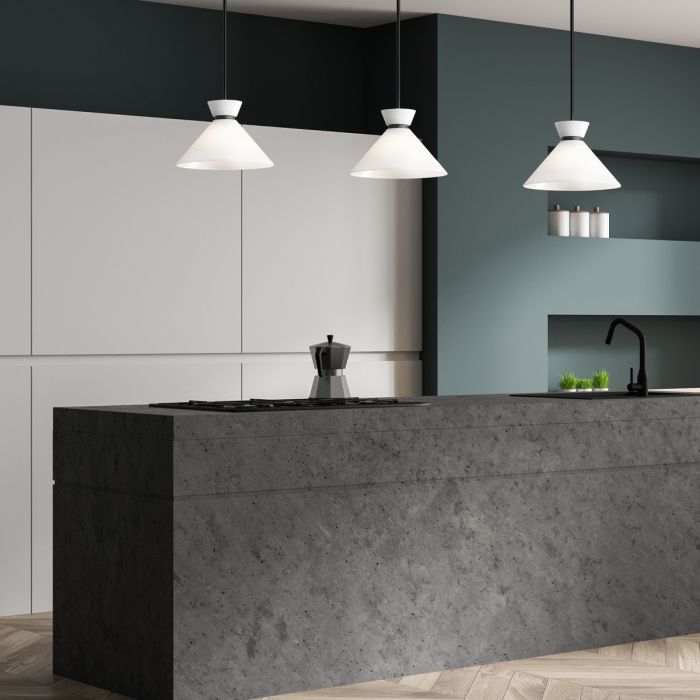 Halston 1 lt Pendant - Matte Black