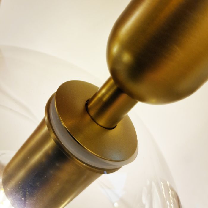 Jude 1 lt Pendant - Brushed Gold