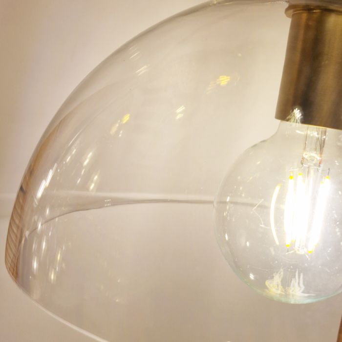 Jude 1 lt Pendant - Brushed Gold