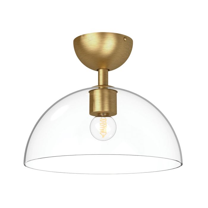 Jude 1 lt Semi Flush Light - Brushed Gold