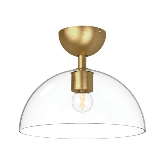 Jude 1 lt Semi Flush Light - Brushed Gold