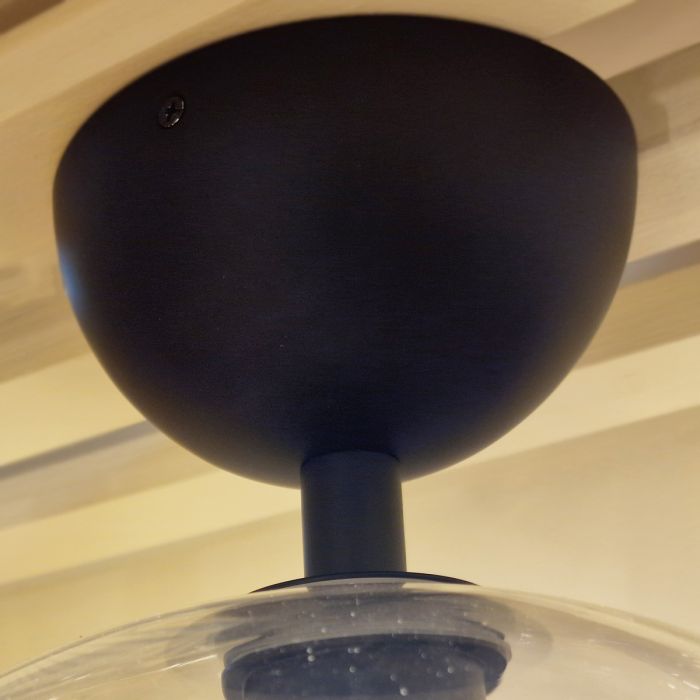 Jude 1 lt Semi Flush Light - Matte Black