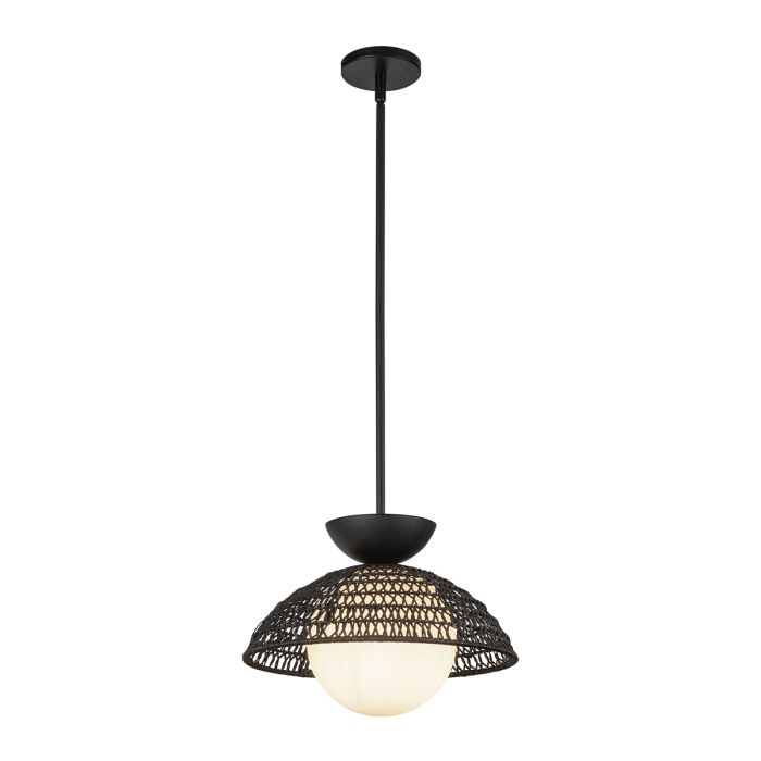 Perth 1 lt Pendant - Matte Black