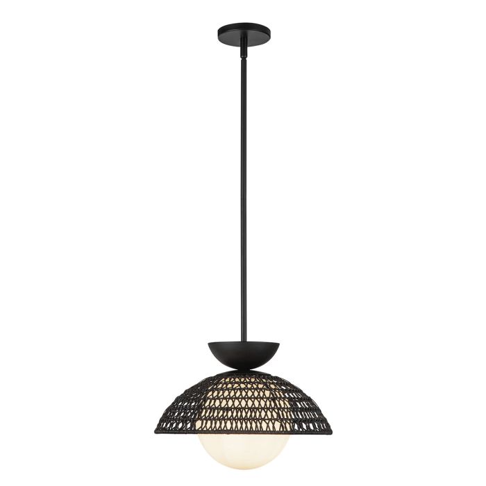 Perth 1 lt Pendant - Matte Black