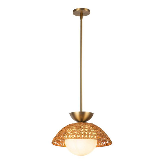 Perth 1 lt Pendant - Brushed Gold