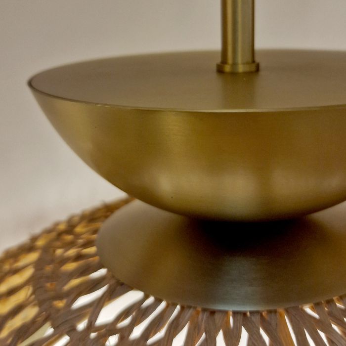 Perth 1 lt Pendant - Brushed Gold