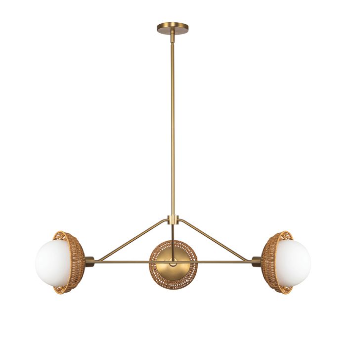 Perth 3 lt Chandelier - Brushed Gold