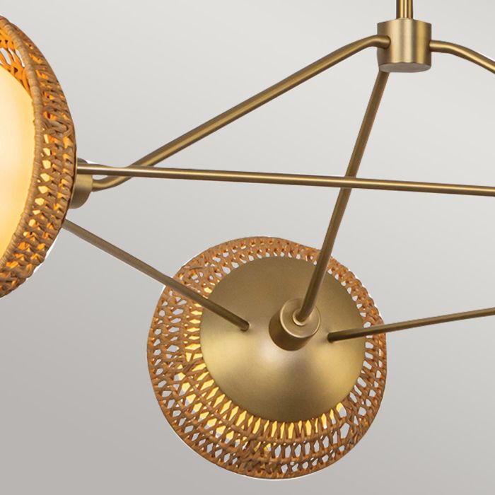 Perth 3 lt Chandelier - Brushed Gold
