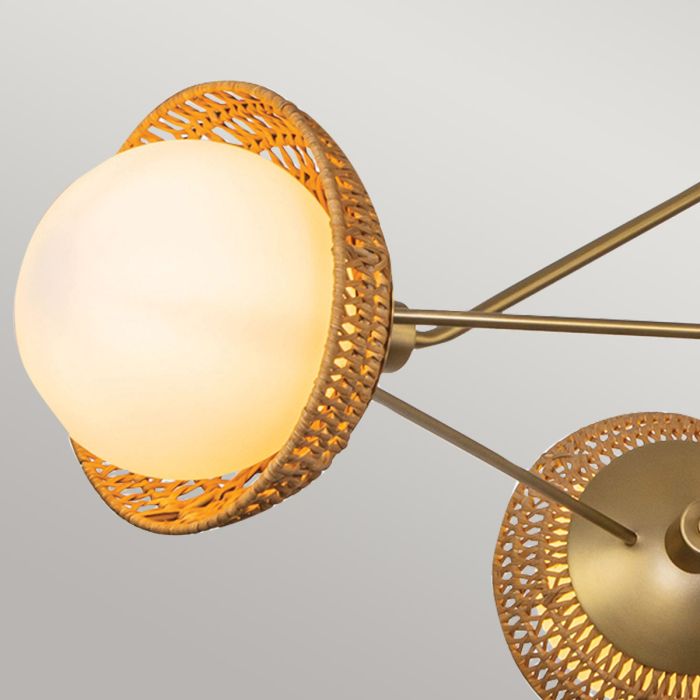 Perth 3 lt Chandelier - Brushed Gold
