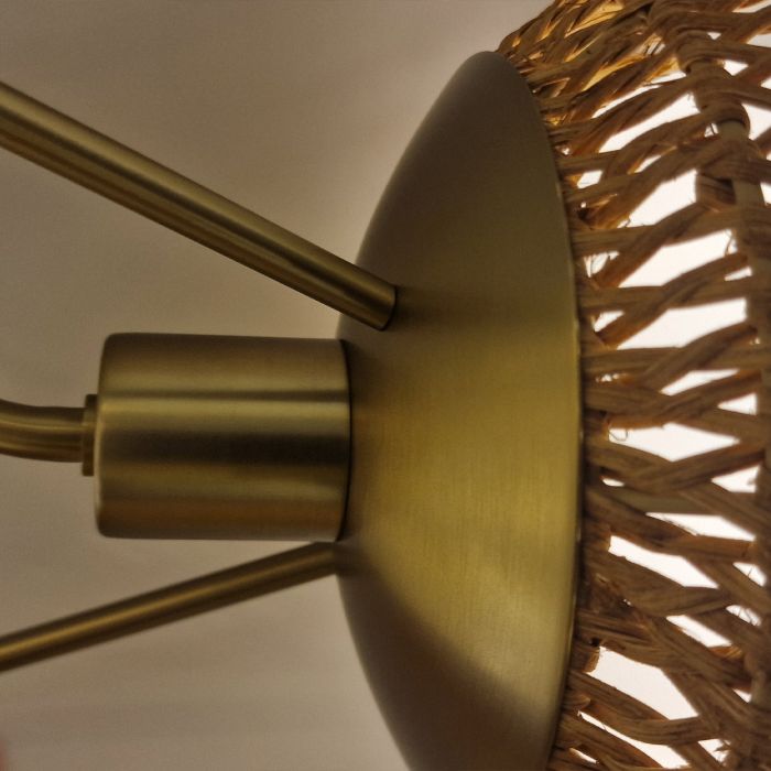 Perth 3 lt Chandelier - Brushed Gold