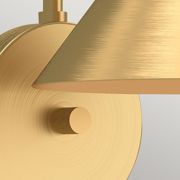 Remyck 1 lt Wall Light - Brushed Gold