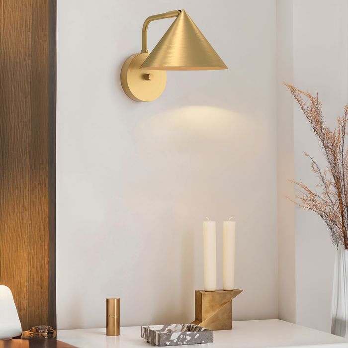 Remyck 1 lt Wall Light - Brushed Gold