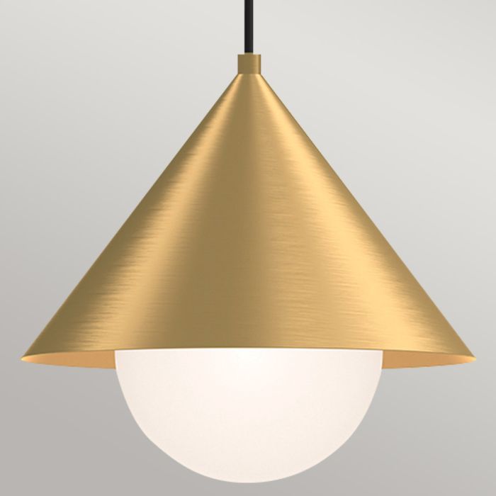 Remyck 1 lt Pendant - Brushed Gold