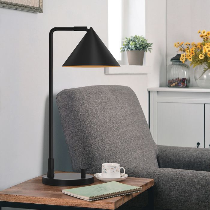 Remyck 1 lt Table Lamp - Matte Black