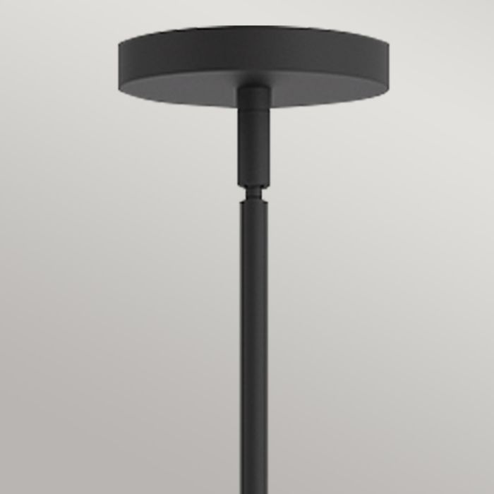 Remyck 3 lt Chandelier - Matte Black