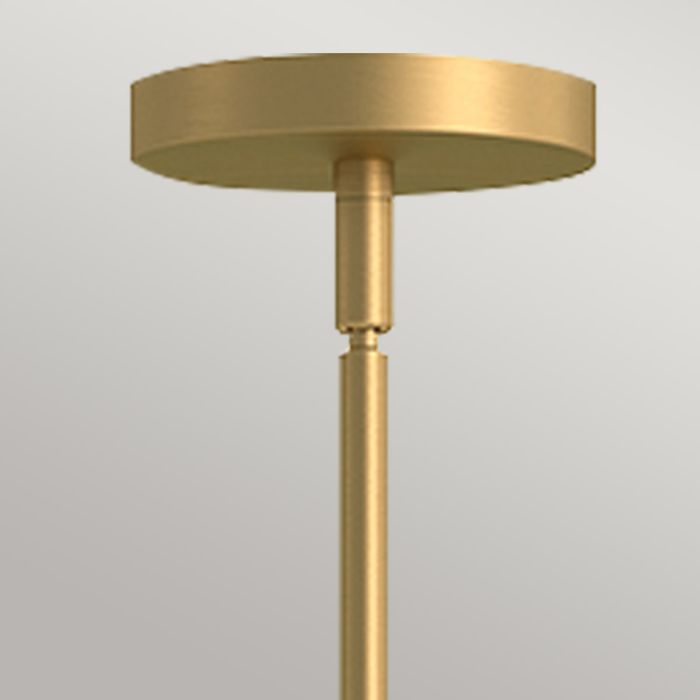 Remyck 3 lt Chandelier - Brushed Gold