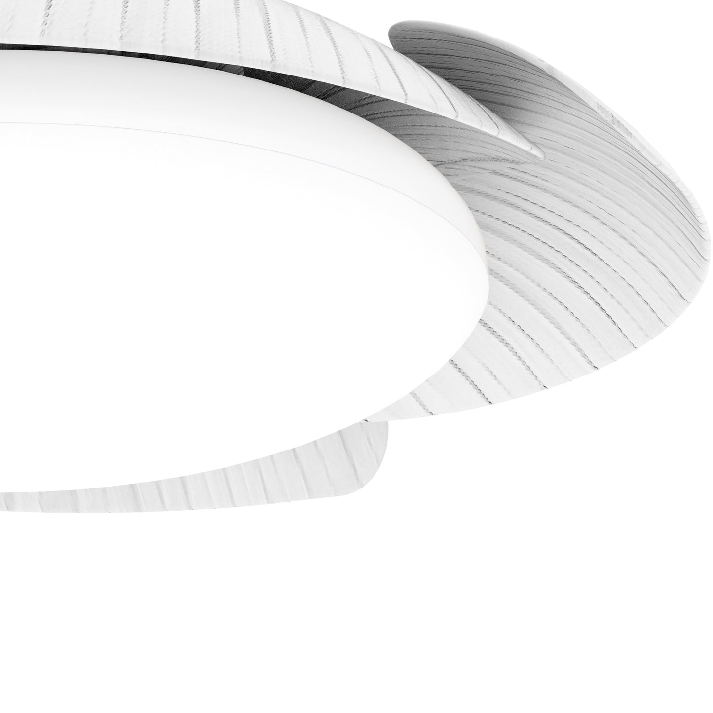 Aloha 45W LED Dimmable Ceiling Light With Built-In 30W DC Reversible Fan, White, 3500lm, 5yrs Warranty by Mantra