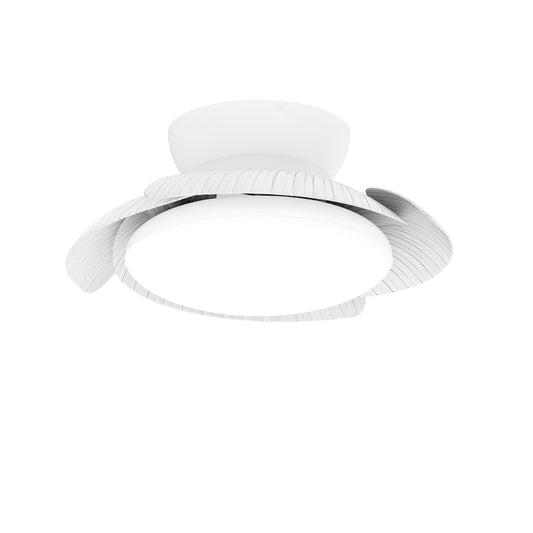 Aloha 45W LED Dimmable Ceiling Light With Built-In 30W DC Reversible Fan, White, 3500lm, 5yrs Warranty by Mantra