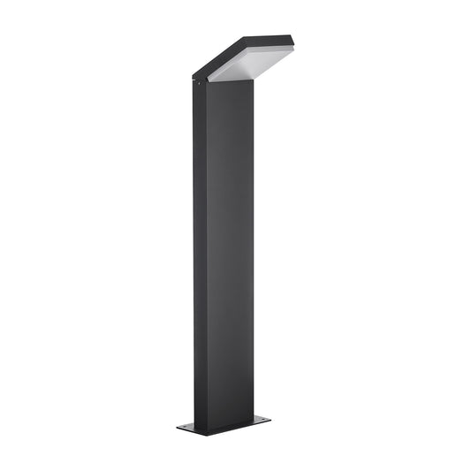 Alpine Bollard, 12W LED, 3000K, 1020lm, IP65, Anthracite, 3yrs Warranty by Mantra