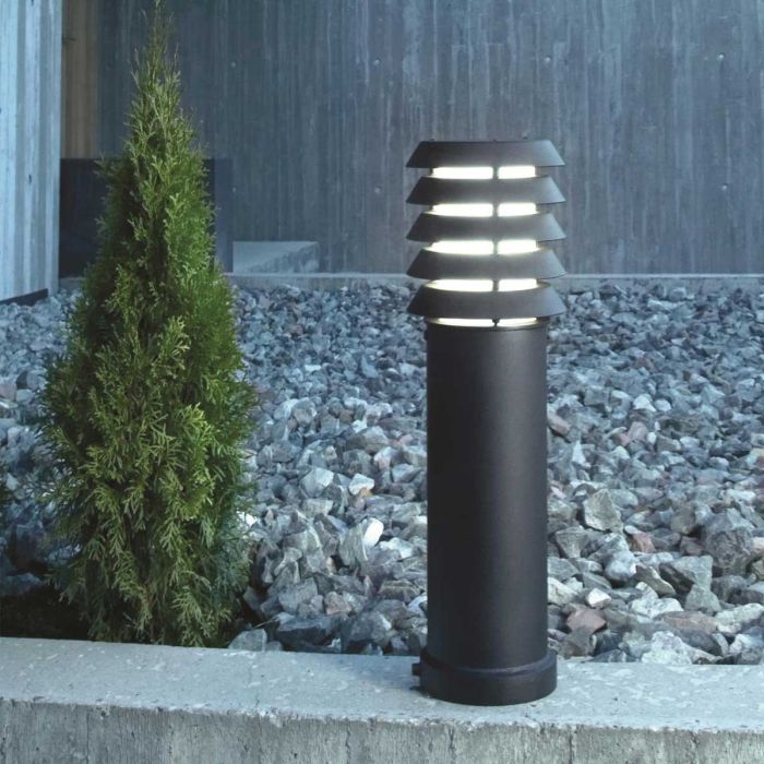 Alta 1 Light Medium Bollard - Black