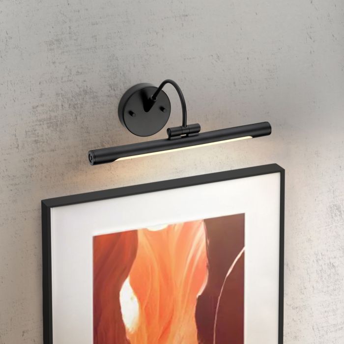 Alton 1 Light Small LED Picture Light - Black