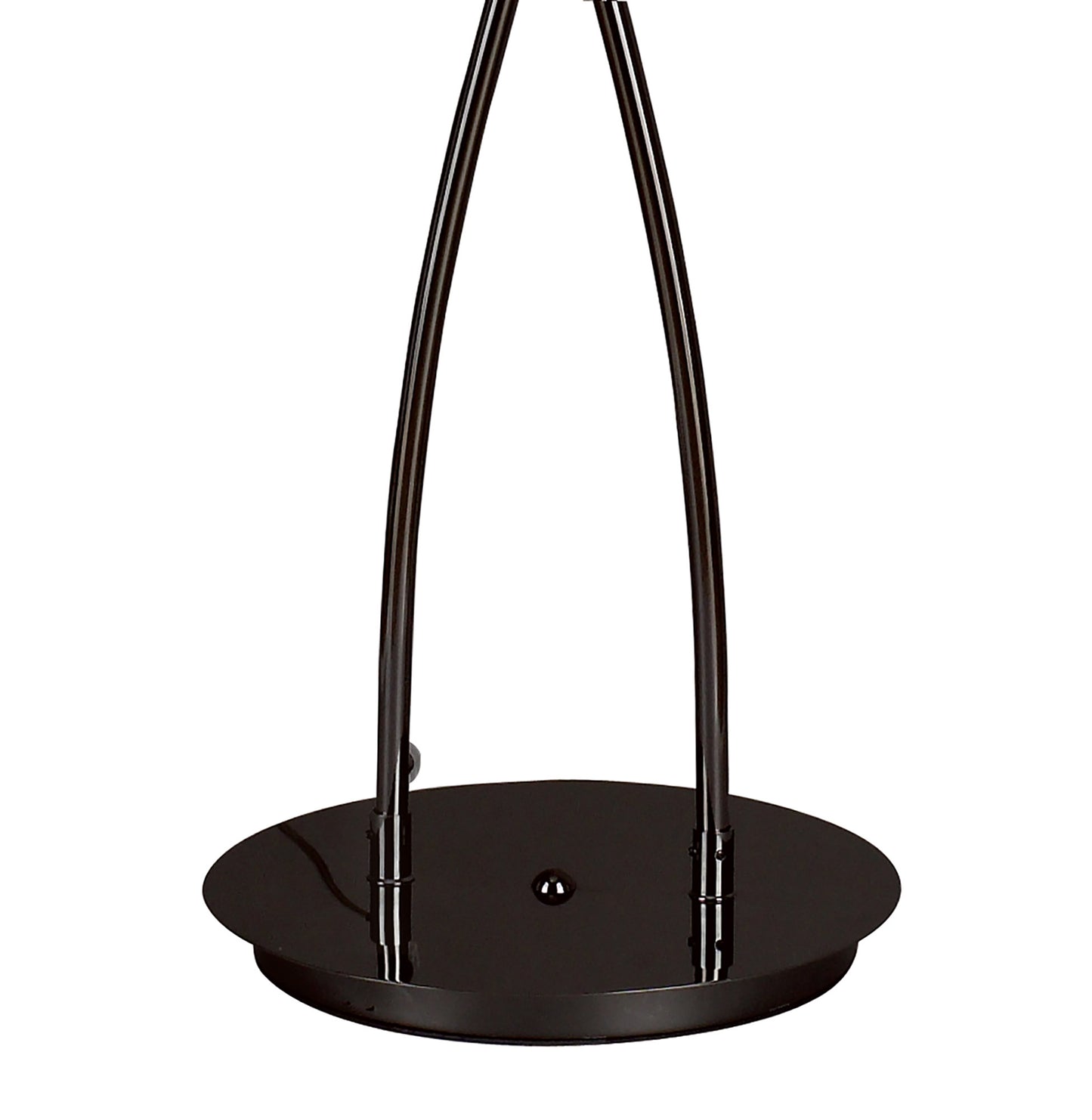 Amel Floor Lamp 2 Light G9, Black Chrome, by Mantra