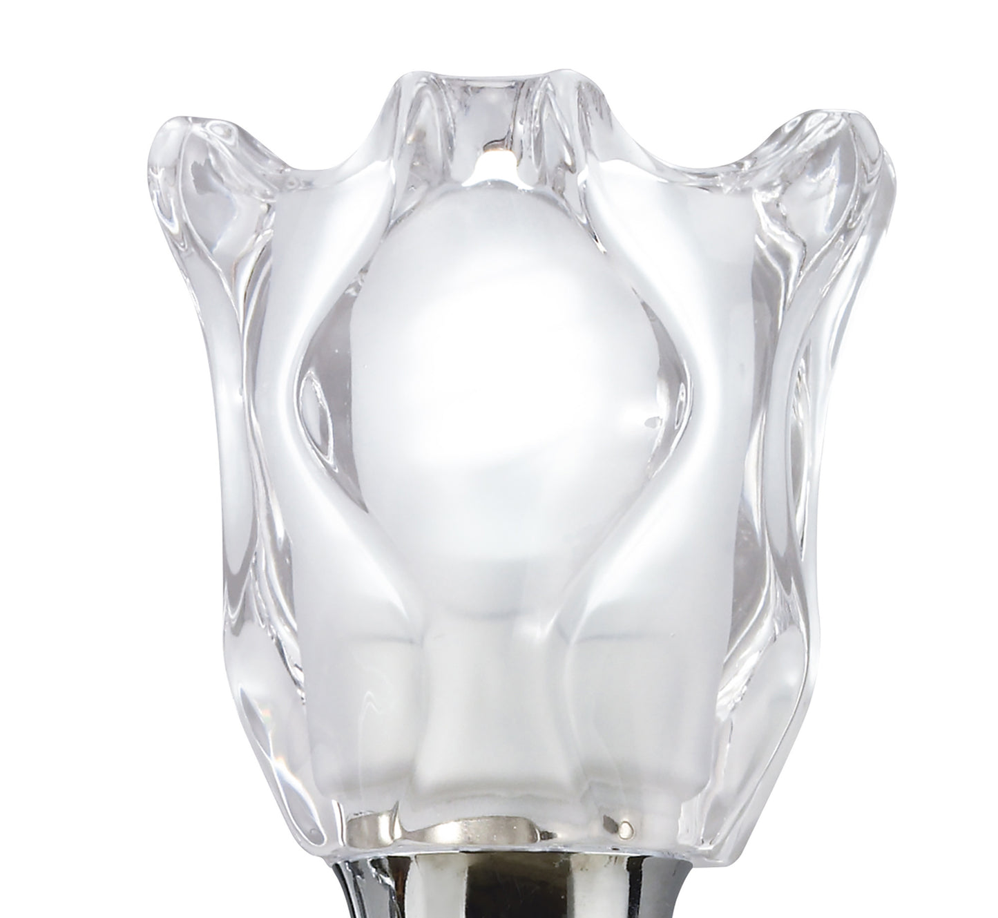 Amel Wall Lamp Switched 1 Light L1/SGU10, Polished Chrome, CFL Lamps INCLUDED by Mantra