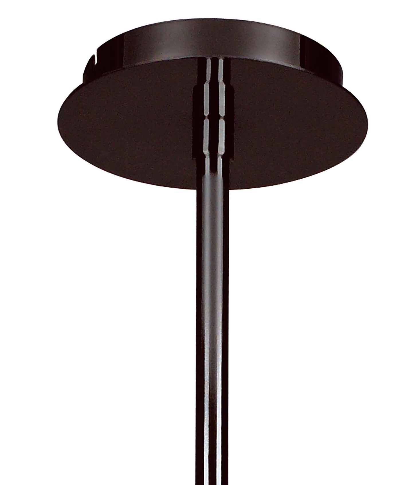 Amel Telescopic 8 Light L1/SGU10, Black Chrome, CFL Lamps INCLUDED by Mantra