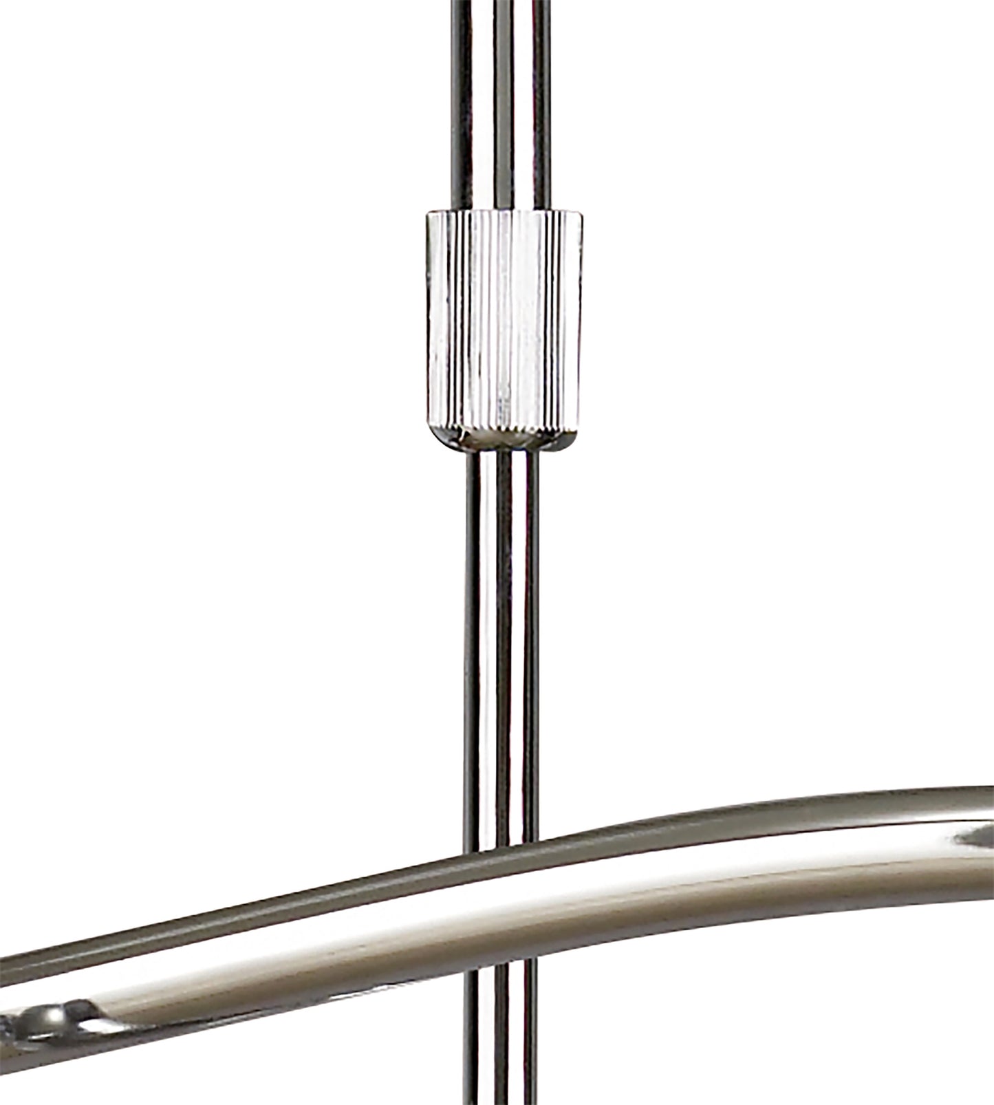 Amel Telescopic 8 Light L1/SGU10, Polished Chrome, CFL Lamps INCLUDED by Mantra
