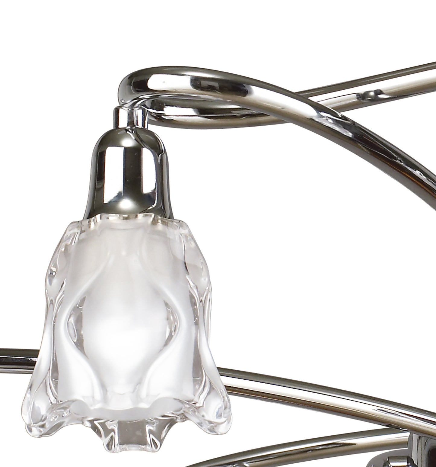 Amel Telescopic 8 Light L1/SGU10, Polished Chrome, CFL Lamps INCLUDED by Mantra