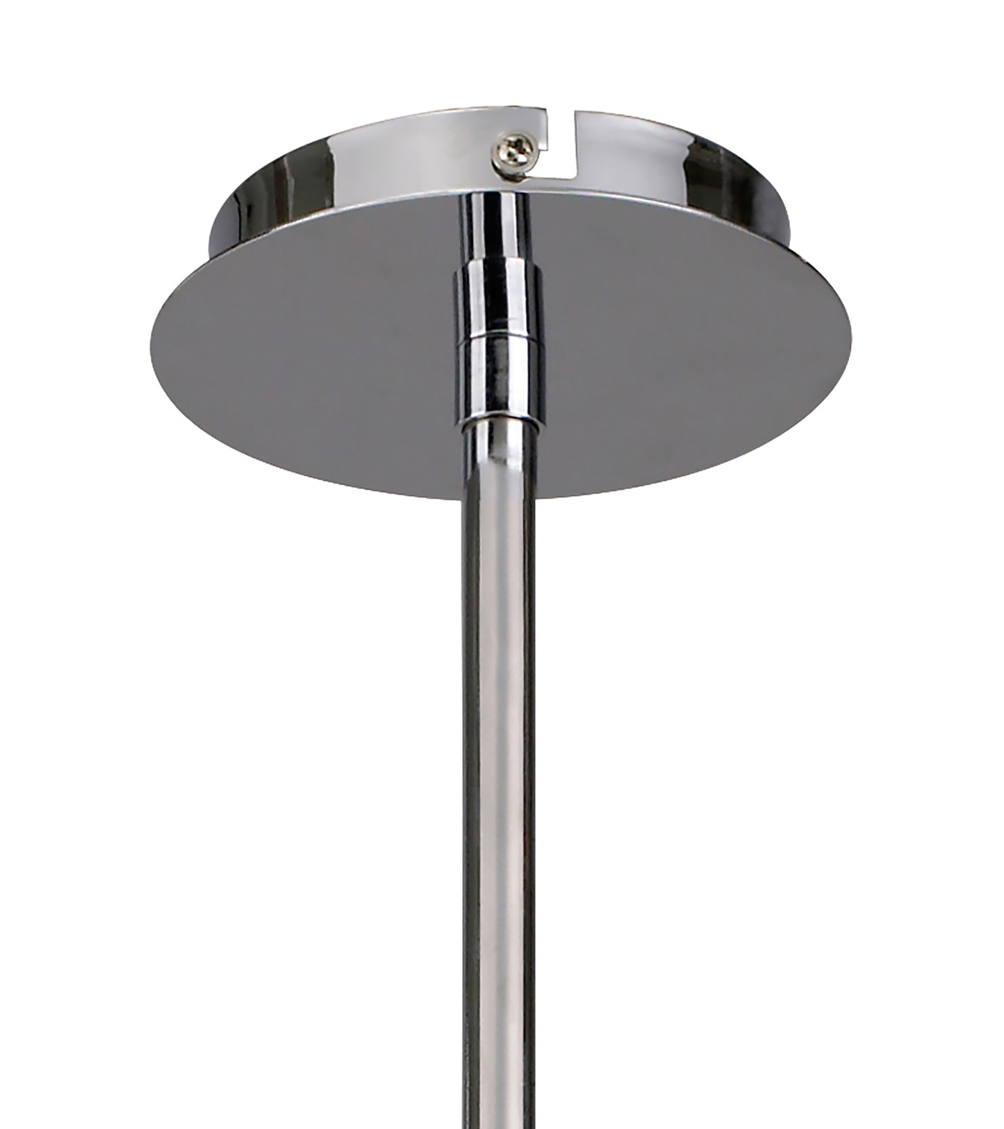 Amel Telescopic Convertible To Semi Flush 4 Light L1/SGU10, Polished Chrome, CFL Lamps INCLUDED by Mantra