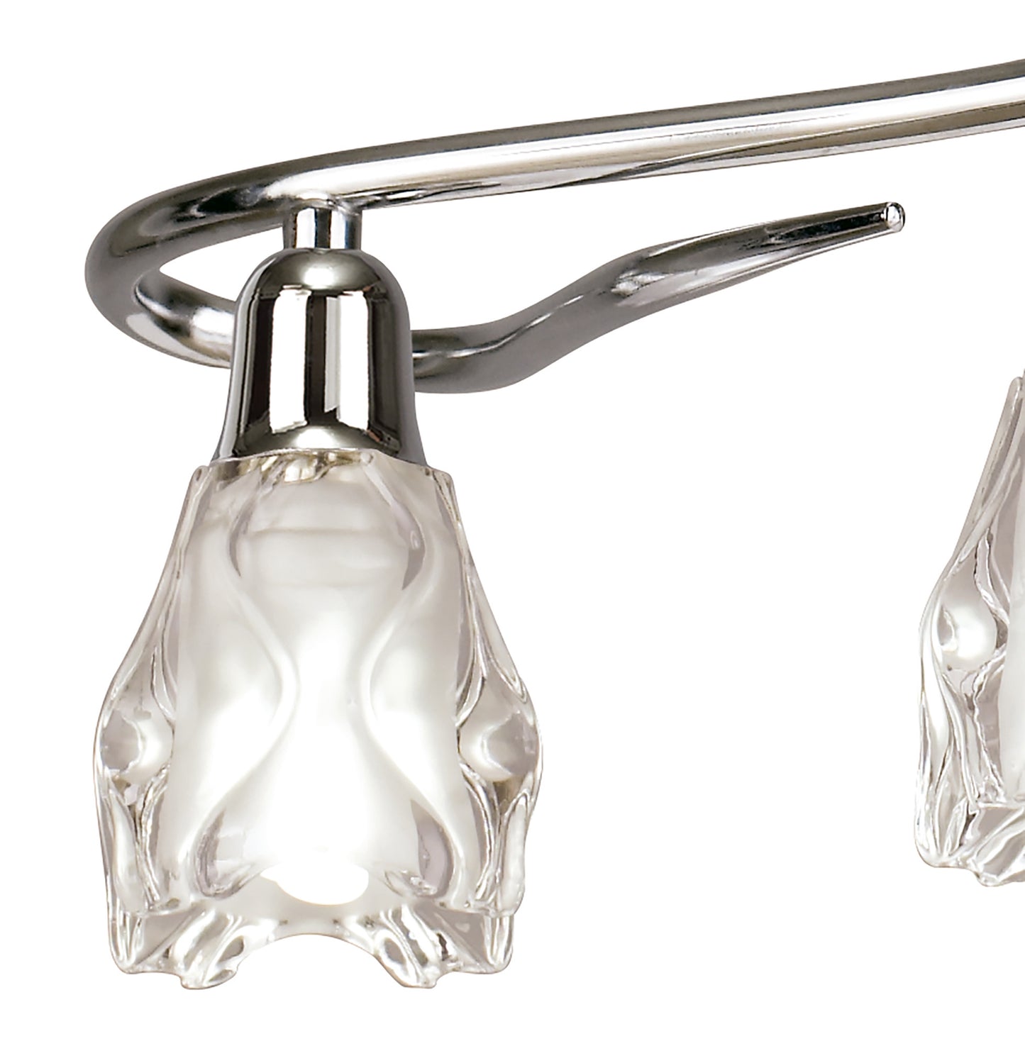 Amel Telescopic 4 Light L1, SGU10 Bar, Polished Chrome, CFL Lamps INCLUDED by Mantra