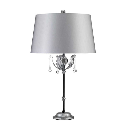 Amarilli 1 Light Table Lamp – Black/Silver