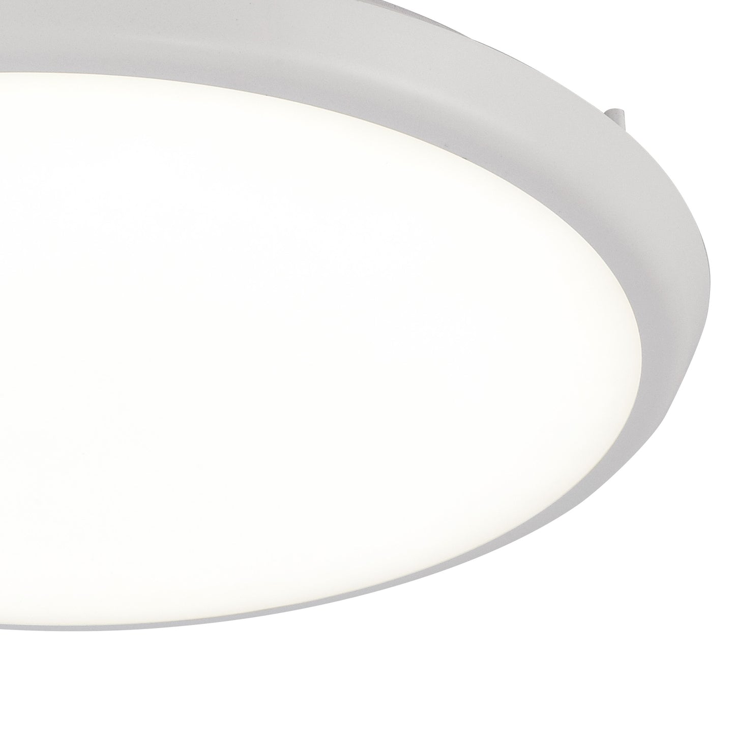 Aneto Ceiling, 40cm Round, 24W LED 4000K, 2500lm, IP65, White, 3yrs Warranty by Mantra