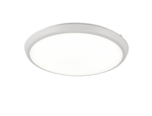 Aneto Ceiling, 40cm Round, 24W LED 4000K, 2500lm, IP65, White, 3yrs Warranty by Mantra