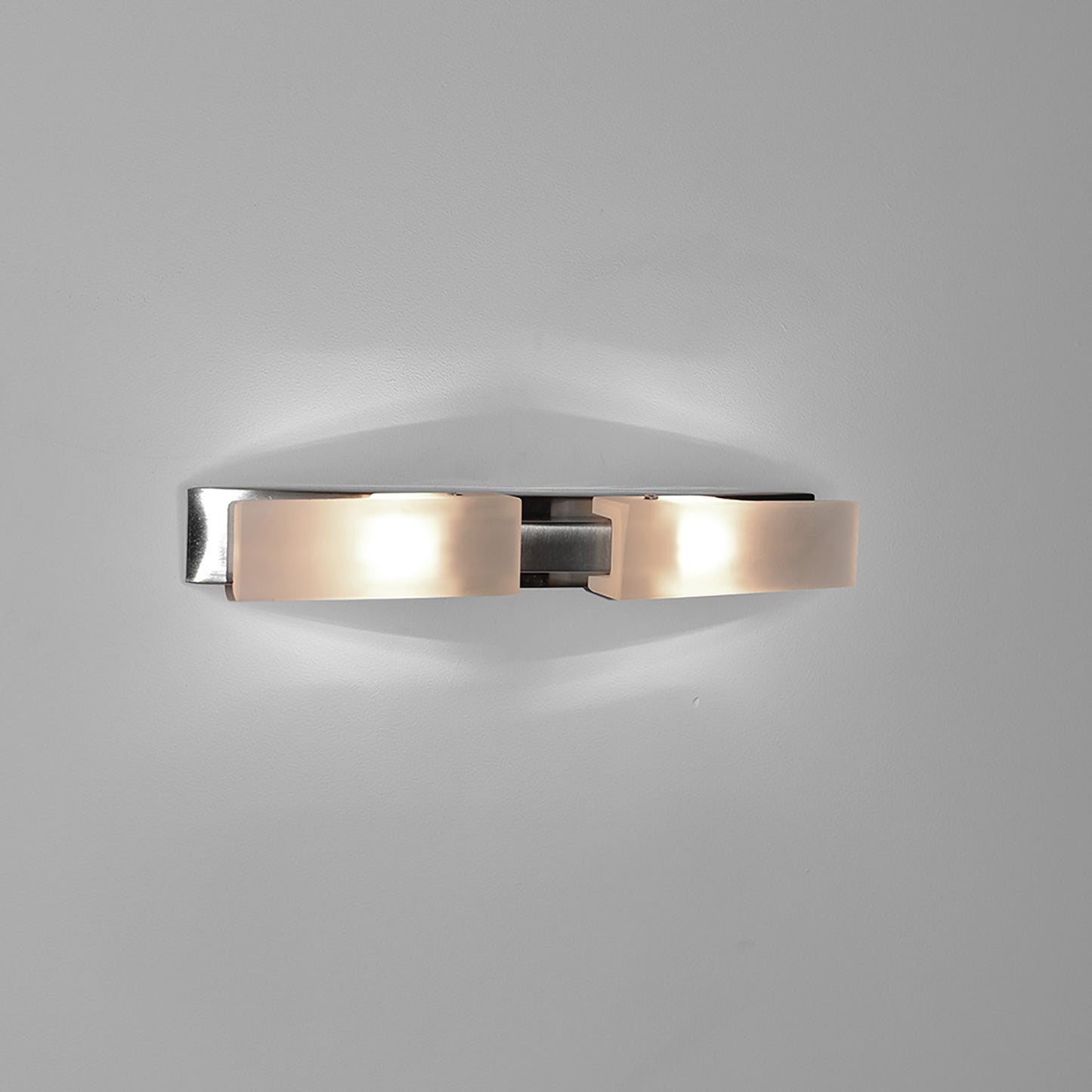 (0037 007) Arco Wall 2 Light G9, Satin Nickel by Mantra