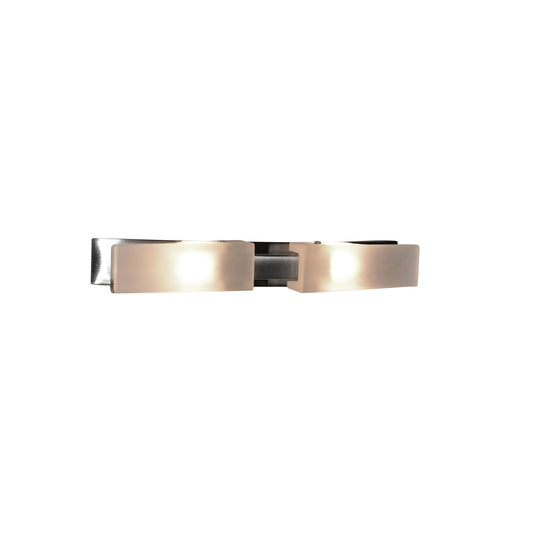 (0037 007) Arco Wall 2 Light G9, Satin Nickel by Mantra