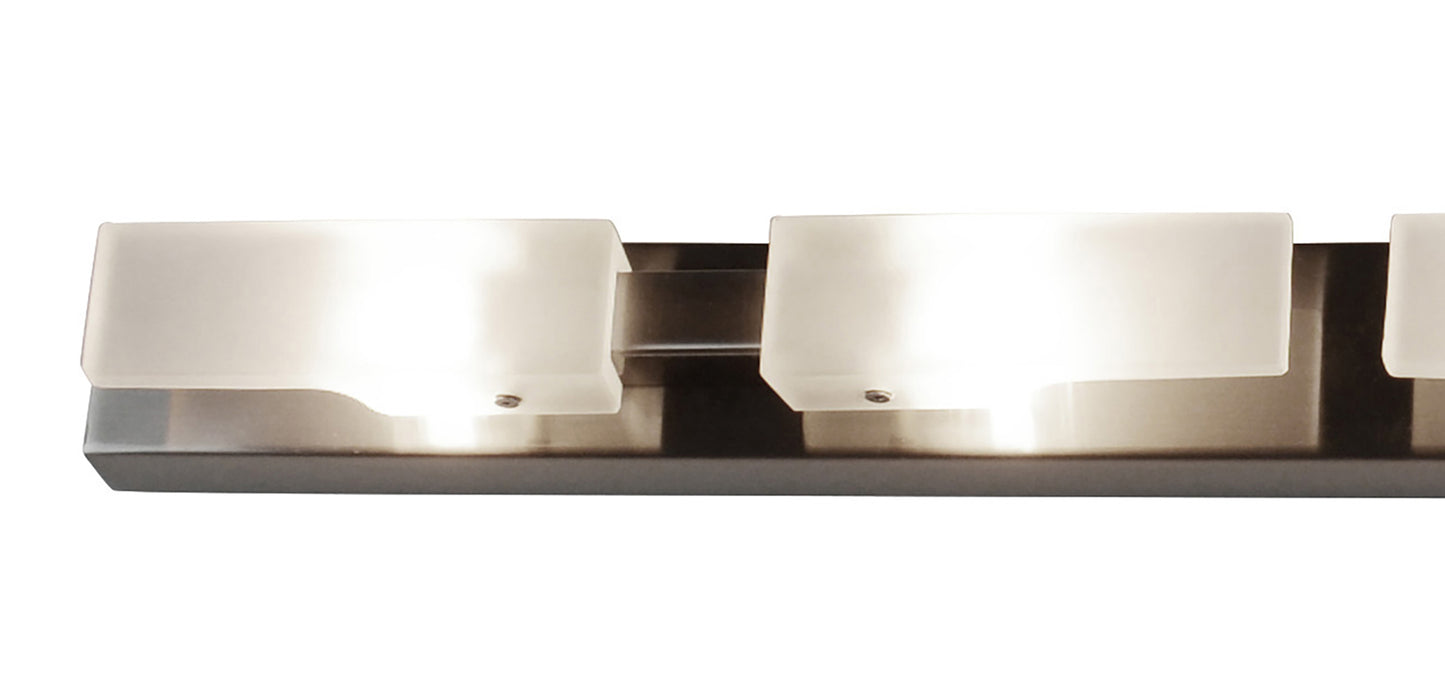 (0037 008) Arco Linear Ceiling 6 Light G9, Satin Nickel by Mantra