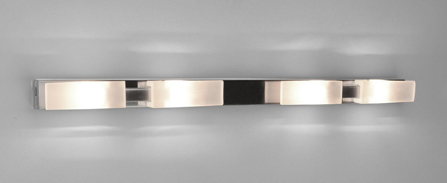 (0037 009) Arco Linear Ceiling 4 Light G9, Satin Nickel by Mantra