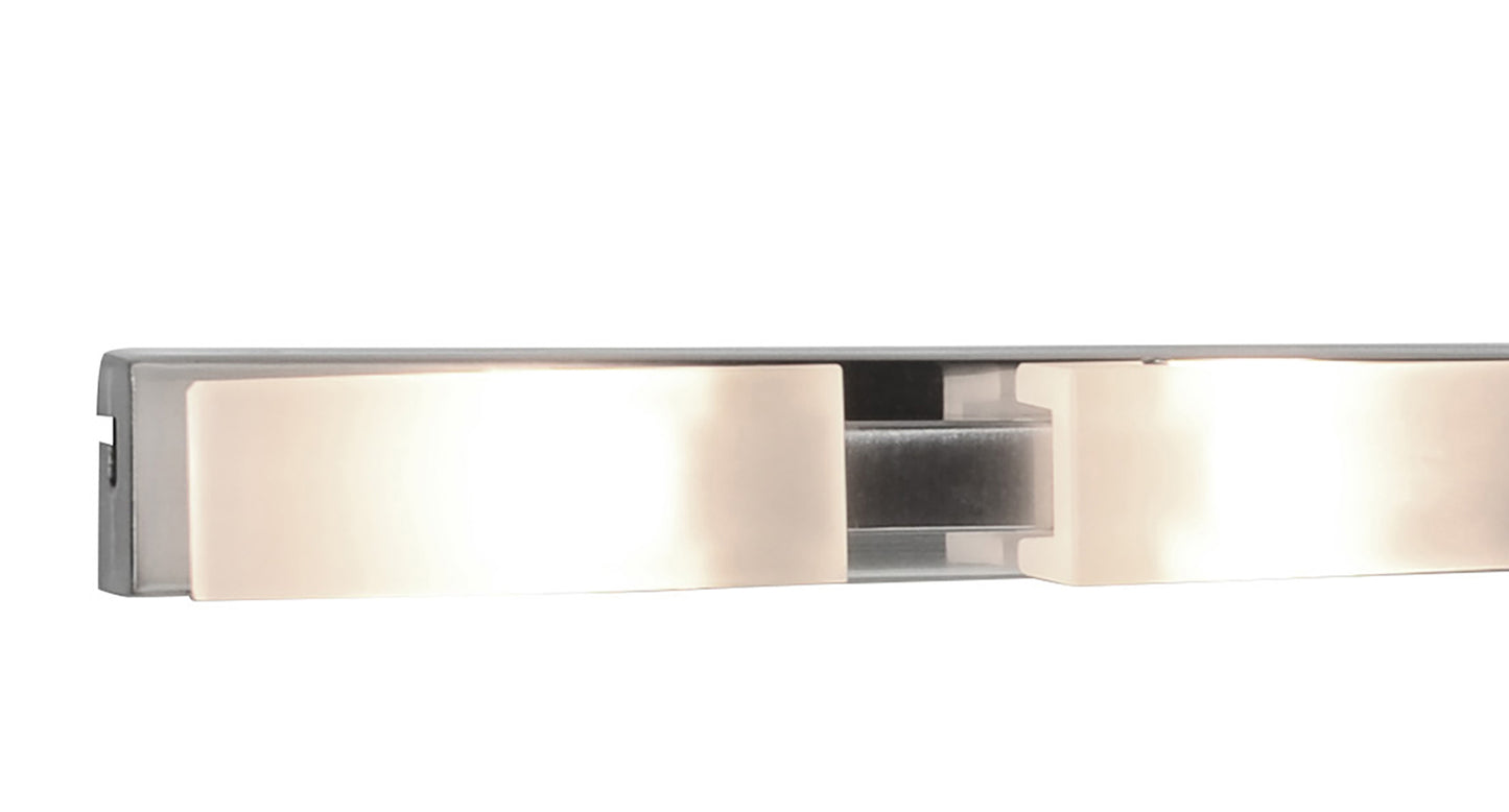 (0037 009) Arco Linear Ceiling 4 Light G9, Satin Nickel by Mantra