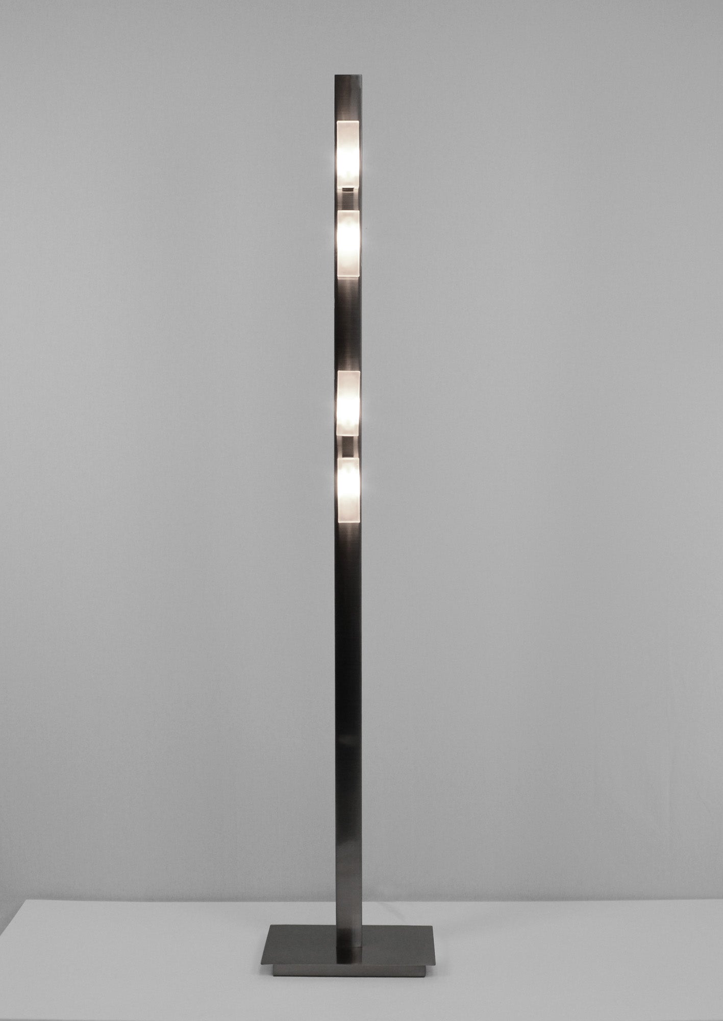 (0037 011) Arco 4 Light G9 Floor Lamp, Satin Nickel, NOT LED/CFL Compatible by Mantra