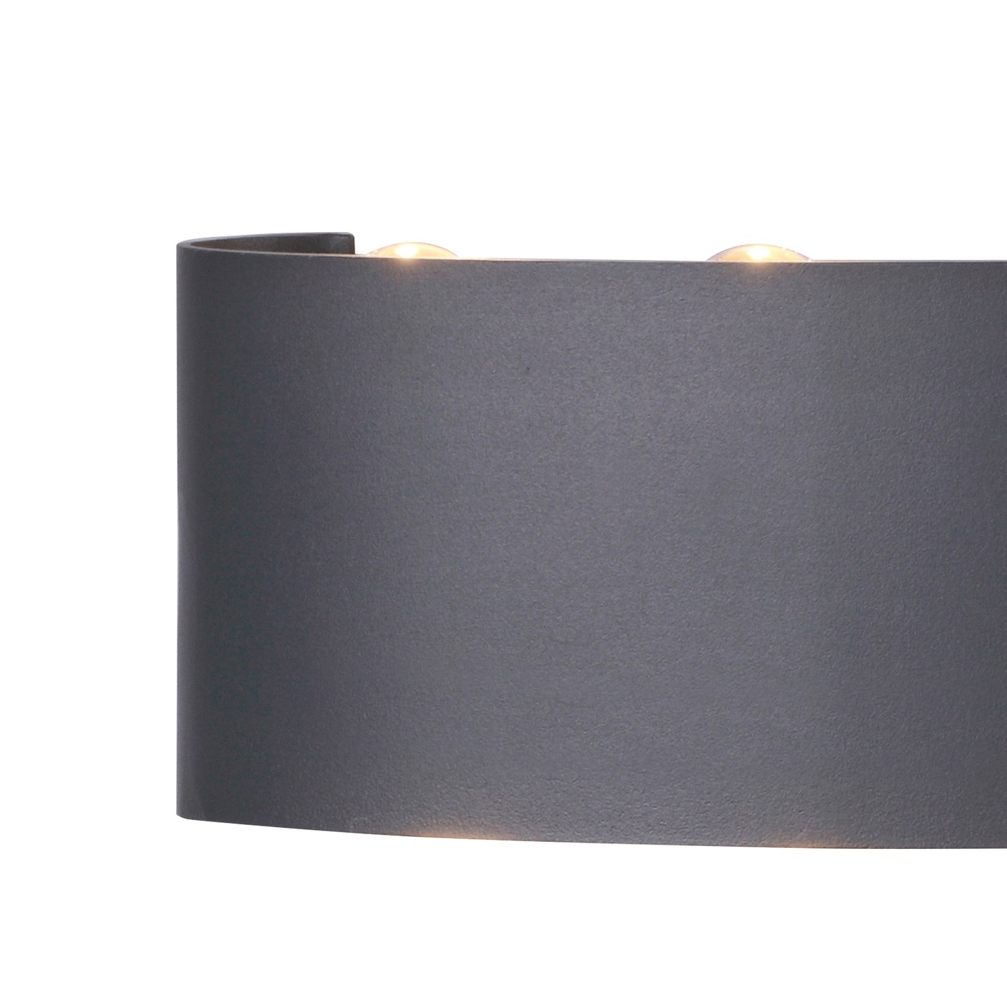 Arcs Wall Lamp, 6W LED, 3000K, 450lm, IP54, Anthracite, 3yrs Warranty by Mantra