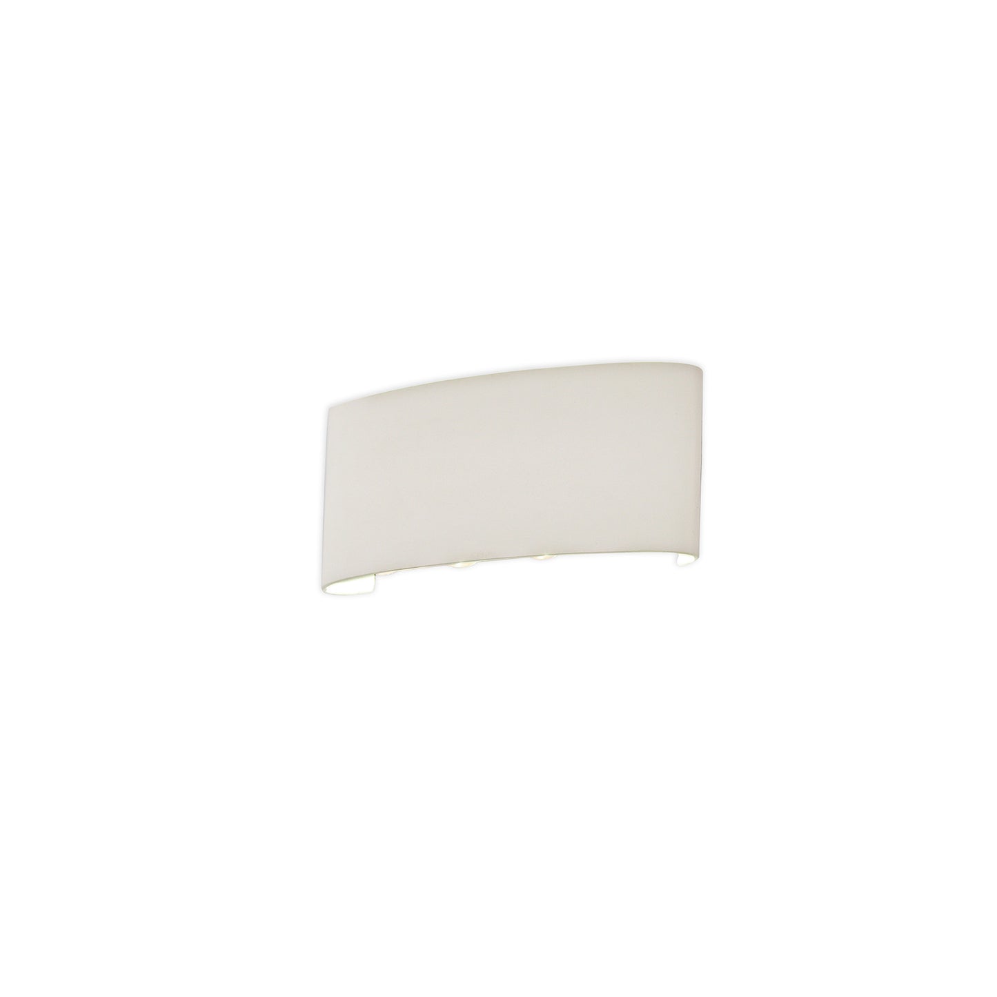 Arcs Wall Lamp, 8W LED, 3000K, 830lm, IP54, Sand White, 3yrs Warranty by Mantra