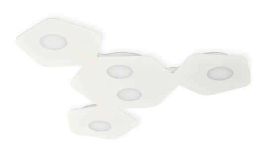 Area Ceiling, 5 x GX53 (Max 9W, Not Included), Sand White by Mantra