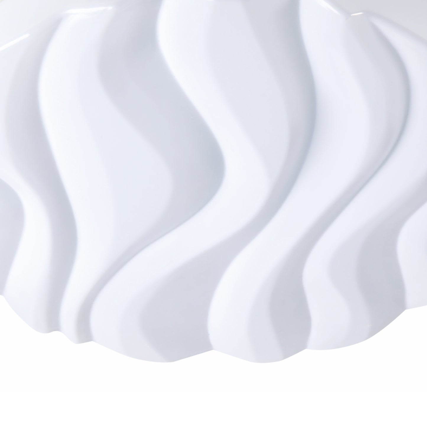 Arena Flush Ceiling/Wall Light Large Round 45W LED IP44 3000K,4050lm,Matt White/White Acrylic,3yrs Warranty by Mantra