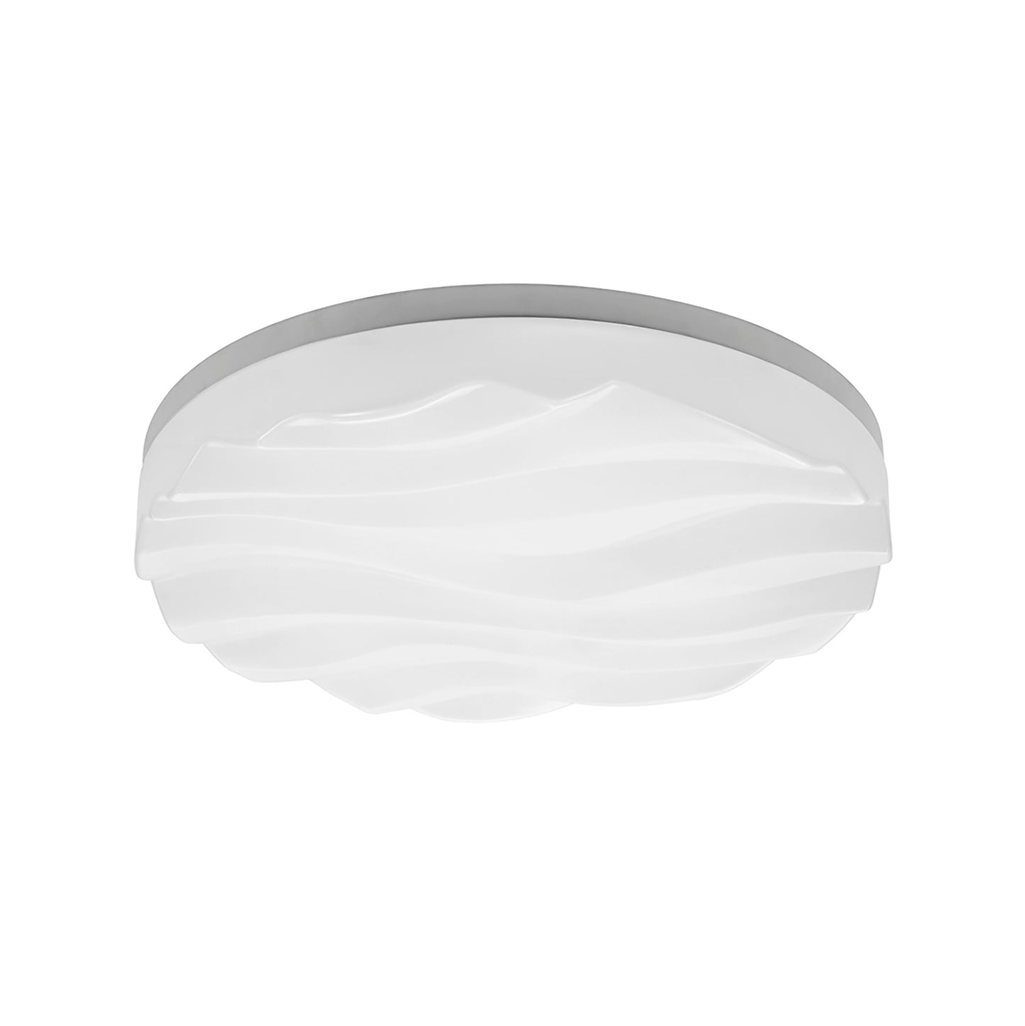 Arena Ceiling/Wall Light Medium Round 36W LED IP44 3000K,3240lm,Matt White/White Acrylic,3yrs Warranty by Mantra