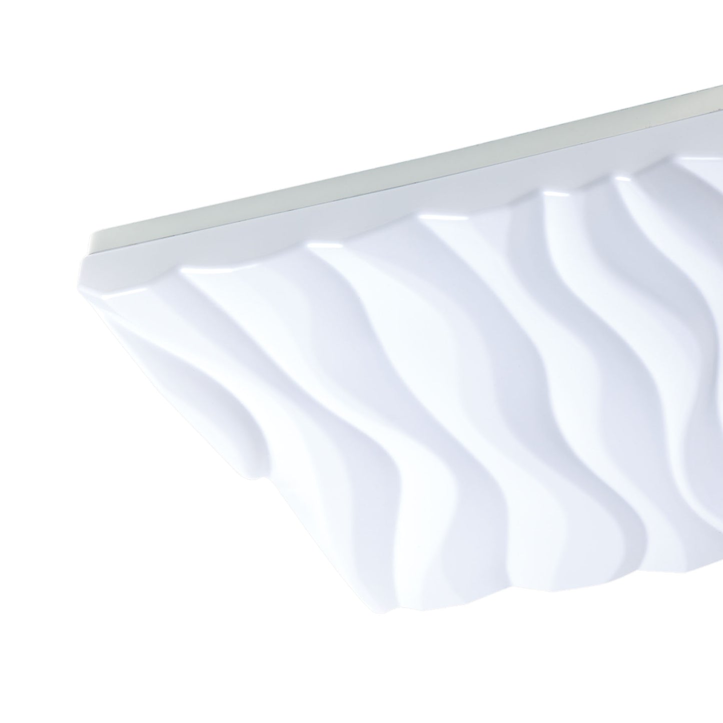 Arena Ceiling/Wall Light Large Square 45W LED IP44 3000K,4050lm,Matt White/White Acrylic,3yrs Warranty by Mantra